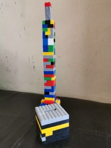 Miniatur ka'bah dari Lego
